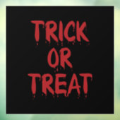 Autocollant Pour Fenêtre Tracer ou traiter le texte de sang rouge noir Hall (Feuille 3)