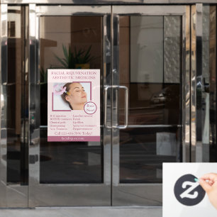 Autocollant Pour Fenêtre Traitement de peau personnalisé Botox Soins du vis