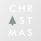 Autocollant Pour Fenêtre Tree de Christmas | Minimum Scandinavian (Feuille)