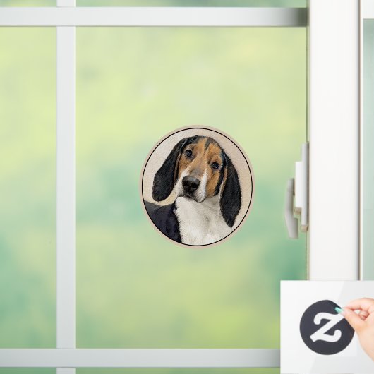 Autocollant Pour Fenêtre Treeing Walker Coonhound Peinture - Art original (Maison)