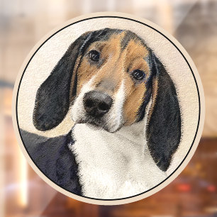 Autocollant Pour Fenêtre Treeing Walker Coonhound Peinture - Art original