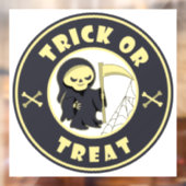 Autocollant Pour Fenêtre Trick ou traiter Halloween griffeur caractère (Feuille 2)