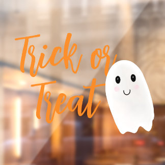 Autocollant Pour Fenêtre Trick ou Treat Halloween