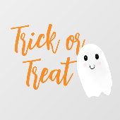 Autocollant Pour Fenêtre Trick ou Treat Halloween (Feuille)