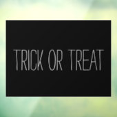 Autocollant Pour Fenêtre Trick ou Treat noir blanc Éffrayant décoration Hal (Feuille 3)