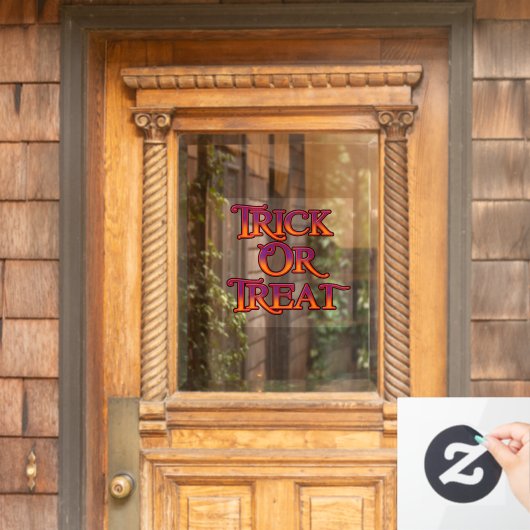 Autocollant Pour Fenêtre Tricoter ou traiter (Porte d'accueil)