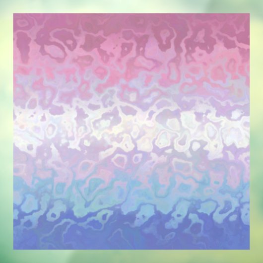 Autocollant Pour Fenêtre Trippy Ripply Super Excentré Bigender Fide drapeau (Feuille 3)