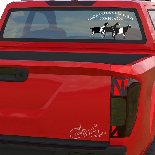Autocollant Pour Fenêtre Trois chèvres laitières