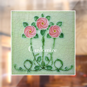 Autocollant Pour Fenêtre Trois roses roses Thunder_Cove