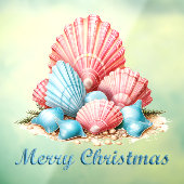 Autocollant Pour Fenêtre Tropical Joyeux Noël Clouage de fenêtre (Feuille 3)