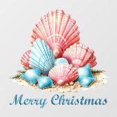 Autocollant Pour Fenêtre Tropical Joyeux Noël Clouage de fenêtre (Feuille)