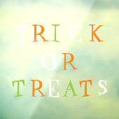 Autocollant Pour Fenêtre Trucs pour friandises jolies décorations d'Hallowe (Feuille 3)