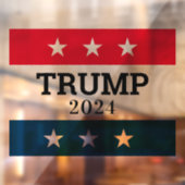 Autocollant Pour Fenêtre Trump 2024 (Feuille 2)