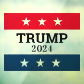 Autocollant Pour Fenêtre Trump 2024 (Feuille 3)