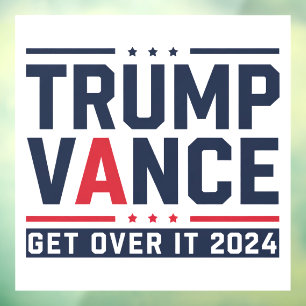 Autocollant Pour Fenêtre Trump a gagné l'élection présidentielle 2024 Trump