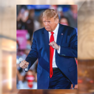 Autocollant Pour Fenêtre Trump Dance Funny