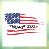 Autocollant Pour Fenêtre Trump Décal 2024 (Feuille 3)