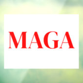 Autocollant Pour Fenêtre Trump Maga 2024 (Feuille 3)