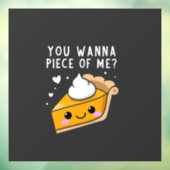 Autocollant Pour Fenêtre Tu veux un morceau de moi Thanksgiving Pie (Feuille 3)