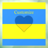 Autocollant Pour Fenêtre Ukraine Drapeau bleu jaune Thunder_Cove (Feuille 3)