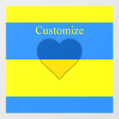 Autocollant Pour Fenêtre Ukraine Drapeau bleu jaune Thunder_Cove (Feuille)