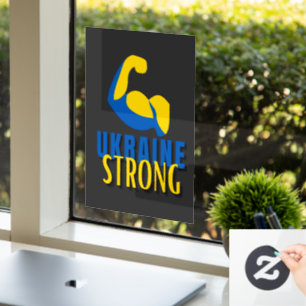 Autocollant Pour Fenêtre Ukraine Forte Flex musculaire