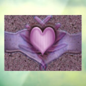 Autocollant Pour Fenêtre Un coeur d'artistes dévoilé (Feuille 3)