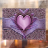 Autocollant Pour Fenêtre Un coeur d'artistes dévoilé (Feuille 2)