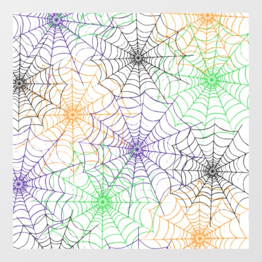 Autocollant Pour Fenêtre Un simple Motif Web d'Halloween Spider (Feuille)