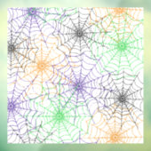 Autocollant Pour Fenêtre Un simple Motif Web d'Halloween Spider (Feuille 3)