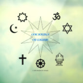 Autocollant Pour Fenêtre Une Source Bien Sûr (Feuille 3)