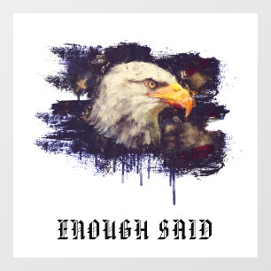 Autocollant Pour Fenêtre *~* USA Drapeau américain chauve EAGLE AP16 Patri