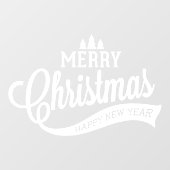 Autocollant Pour Fenêtre Vacances de Noël (Feuille)