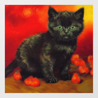 Van Gogh Black Kitten
