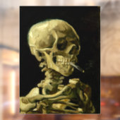 Autocollant Pour Fenêtre Van Gogh Fumer du squelette (Feuille 2)