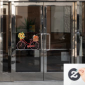 Autocollant Pour Fenêtre Vélo bon thanksgiving (Porte de bureau)