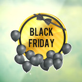 Autocollant Pour Fenêtre Vendredi noir (Feuille 3)