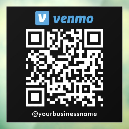 Autocollant Pour Fenêtre Venmo QR Code Mode de paiement Numérisation de pai (Feuille 3)