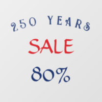 vente 250 ans États-Unis