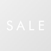 Autocollant Pour Fenêtre VENTE Blancs de base 40" Promo Ventes de vacances (Feuille)