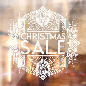 Autocollant Pour Fenêtre Vente de Noël (Feuille 2)