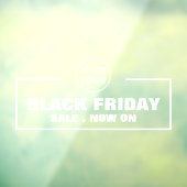 Autocollant Pour Fenêtre Vente du Black Friday et logo d'entreprise (Feuille 3)