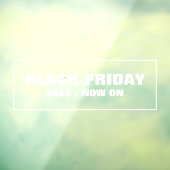 Autocollant Pour Fenêtre Vente du vendredi noir (Feuille 3)