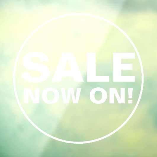 Autocollant Pour Fenêtre Vente en cours  (Feuille 3)