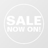 Autocollant Pour Fenêtre Vente en cours  (Feuille)