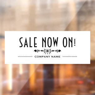 Autocollant Pour Fenêtre Vente maintenant