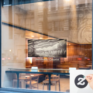 Autocollant Pour Fenêtre Ventilations Vancouver Clous de fenêtre souvenir