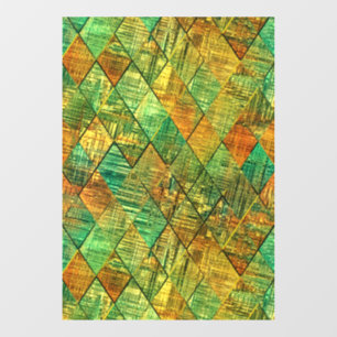 Autocollant Pour Fenêtre Verre coloré géométrique décoratif moderne
