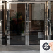 Autocollant Pour Fenêtre Verre de Chalice à flamme UU (Porte de bureau)