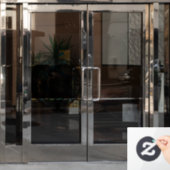 Autocollant Pour Fenêtre Verre De Chickadee Faux Tiré Grande Tite Oiseau (Porte de bureau)